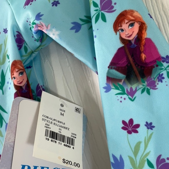 Disney Princess Rash Guard Top Size M - Picture 6 of 8